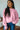 Pink Horizontal Ribbed Exposed Seam Detail Drop Shoulder Baggy Pullover - Street Rider Apparel