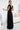 Numoco 411-12 CRYSTAL long shimmering dress with a neckline - black-2
