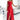 Numoco 419-1 PERLA satin long dress with a neckline on the back - red-0