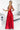 Numoco 419-1 PERLA satin long dress with a neckline on the back - red-1