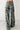 Green Camo Denim Cargo Wide Leg Pants - Street Rider Apparel