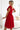 Numoco 425-9 MATILDE Dress with a neckline and short sleeves - red with glitter-2