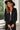 Fringe Trim Lapel Collar Cropped Blazer - Street Rider Apparel
