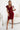 Numoco 479-7 NINA elegant dress with envelope neckline, sleeve and belt - burgundy color-1