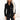 Numoco Basic 481-2 Long-sleeved suede jacket with zippers - black-0