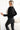 Numoco Basic 481-2 Long-sleeved suede jacket with zippers - black-2