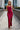 Numoco 483-5 DIANE satin long dress with a leg slit - raspberry color-0