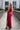 Numoco 483-5 DIANE satin long dress with a leg slit - raspberry color-2