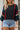 Striped Boat Neck Three-Quarter Sleeve Knit Top - Street Rider Apparel