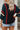 Striped Boat Neck Three-Quarter Sleeve Knit Top - Street Rider Apparel