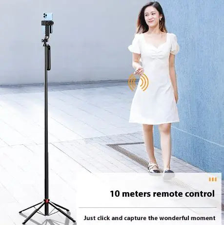 Bluetooth Quadrupod Selfie Stick Tripod