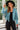 Fringe Trim Lapel Collar Cropped Blazer - Street Rider Apparel