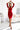 Numoco 529-3 ELEONORA classic dress with a cutout on the back - red with glitter-1