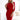 Numoco 529-3 ELEONORA classic dress with a cutout on the back - red with glitter-0