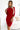 Numoco 529-3 ELEONORA classic dress with a cutout on the back - red with glitter-0