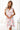 Numoco 544-1  Wrap dress with frills - peach flowers-3