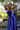 Numoco 547-2 PERLA satin long dress with an exclusive neckline on the back - blue-2