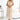Numoco Basic 549-1 MIRABELLA Pleated chiffon midi dress with a neckline and delicate ruffles - beige-0
