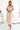 Numoco Basic 549-1 MIRABELLA Pleated chiffon midi dress with a neckline and delicate ruffles - beige-0