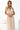 Numoco Basic 549-1 MIRABELLA Pleated chiffon midi dress with a neckline and delicate ruffles - beige-3