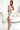 Numoco 555-1 Elegant midi dress with a neckline and a leg slit - beige-1