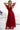 Numoco Basic 562-2 NASTIA Long dress with neckline and short sleeves - burgundy-0
