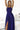 Numoco 566-1 PERLA Long shimmering gown with unique back tie - navy blue-3