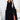 Numoco 572-2 NELA shiny long gown with neckline and long sleeves - black-0