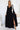 Numoco 572-2 NELA shiny long gown with neckline and long sleeves - black-0