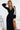 Numoco 572-2 NELA shiny long gown with neckline and long sleeves - black-1