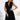 Numoco 573-1 Flared dress with zipper in front - black-0