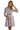 Numoco 579-1 Classic trapeze dress with black belt - beige-0