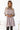 Numoco 579-1 Classic trapeze dress with black belt - beige-3
