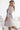 Numoco 579-1 Classic trapeze dress with black belt - beige-2