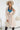 Numoco 582-1 Polish comfortable coat with a colored insert at the collar - beige-1