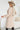 Numoco 582-1 Polish comfortable coat with a colored insert at the collar - beige-3
