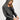 Black Cropped Hooded Jacket For Women's  In 2024