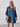 Button Up Flounce Sleeve Mini Denim Dress - Street Rider Apparel