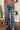 Coffee High Waist Button Fly Seamed Raw Hem Flare Jeans - Street Rider Apparel