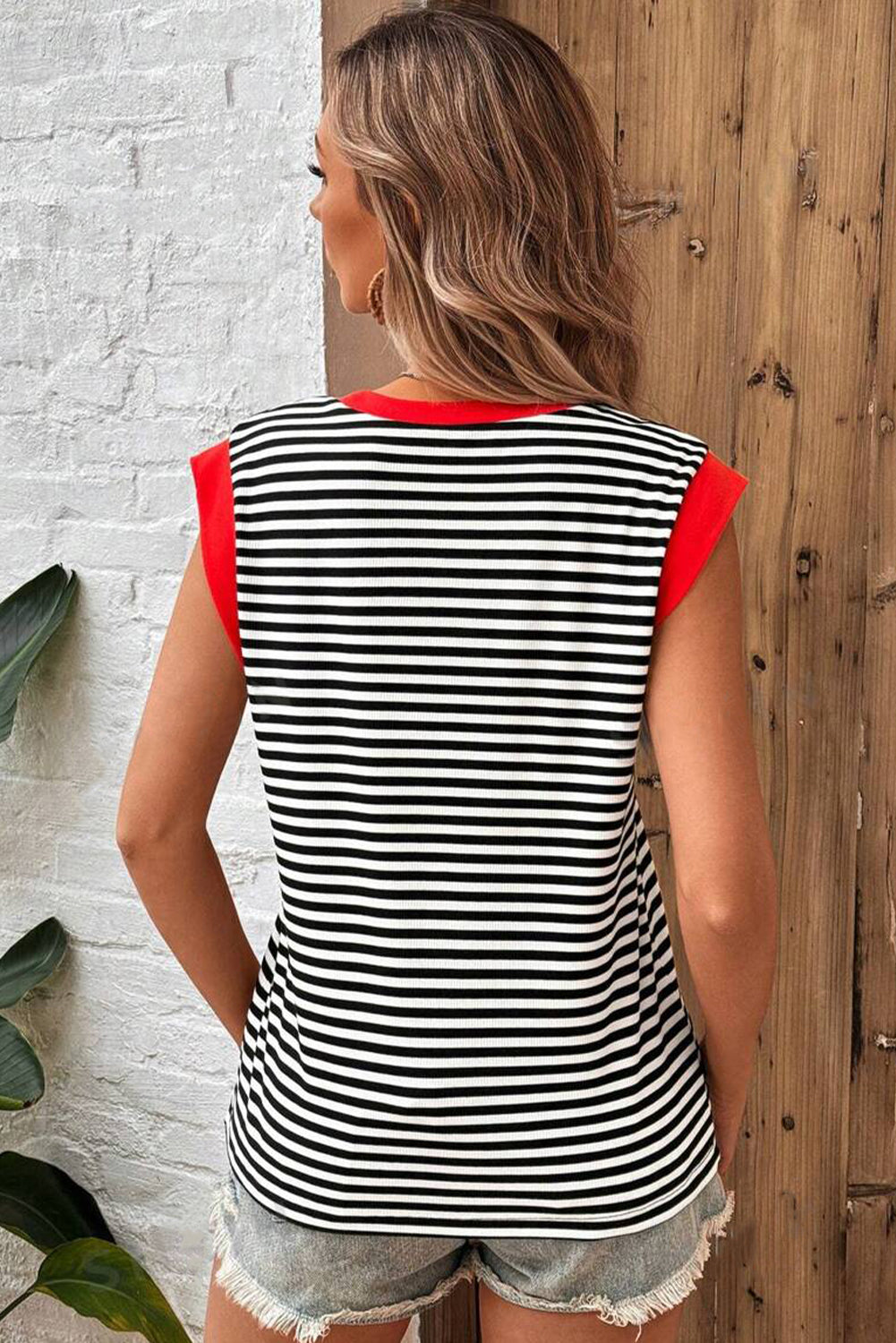 Zebra Edge Tank Top-1