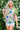 Printed Round Neck Puff Sleeve Blouse - Street Rider Apparel