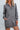 Black Zip up Collared Ribbed Patchwork Sweatshirt Dress with Pockets - Street Rider Apparel