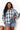 Mandy Plaid Dropped Shoulder Shirt - Street Rider Apparel