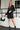 Black Zip up Collared Ribbed Patchwork Sweatshirt Dress with Pockets - Street Rider Apparel