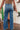 Coffee High Waist Button Fly Seamed Raw Hem Flare Jeans - Street Rider Apparel