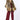 Amelia Animal Print Mocha Fox Fur Cape Coat-0