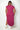 Plus Size Hidden Pocket Batwing Sleeve V Neck Long Dress (CAPELLA)-2