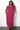Plus Size Hidden Pocket Batwing Sleeve V Neck Long Dress (CAPELLA)-0