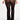 Nylon Mesh Front Slit High Waist Flared Pants (CAPELLA)-3