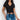 Ribbed Ruched Drawstring Surplice Top (CAPELLA)-5